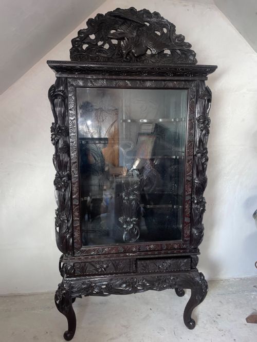 JAPANESE MEIJI PERIOD DISPLAY CABINET C1900 - ADDITIONAL PHOTO 15