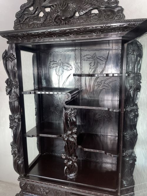 JAPANESE MEIJI PERIOD DISPLAY CABINET C1900 - ADDITIONAL PHOTO 13