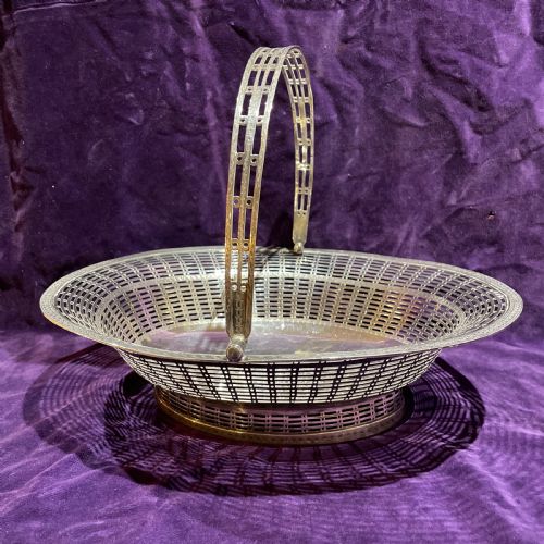 superb george iii pierced silver basket by philip freeman london 1779 - CATEGORY: ANTIQUE SILVER - DATED 18TH CENTURY