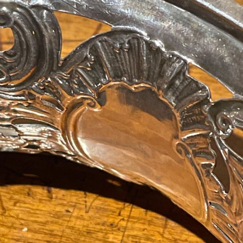A WONDERFUL GEORGE III IRISH SILVER DISH RING DUBLIN - ADDITIONAL PHOTO 11