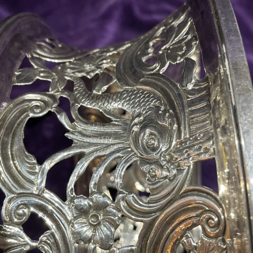 A WONDERFUL GEORGE III IRISH SILVER DISH RING DUBLIN - ADDITIONAL PHOTO 2