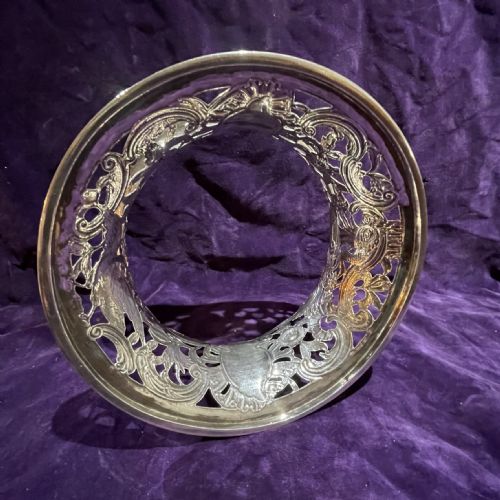A WONDERFUL GEORGE III IRISH SILVER DISH RING DUBLIN - ADDITIONAL PHOTO 6