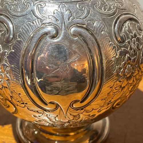 GEORGE III SILVER TEA POT LONDON 1797 WILLIAM THEOBOLDS - ADDITIONAL PHOTO 5