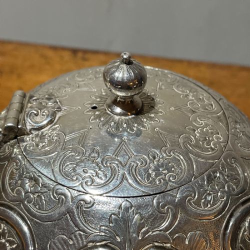 GEORGE III SILVER TEA POT LONDON 1797 WILLIAM THEOBOLDS - ADDITIONAL PHOTO 7