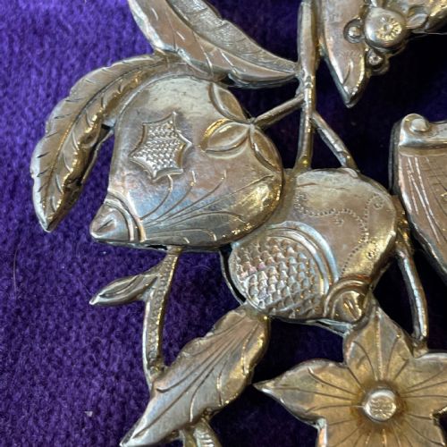 ANTIQUE STRAIGHTS CHINESE SILVER BED HOOKS LATE 19TH C - ADDITIONAL PHOTO 6