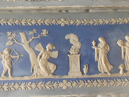 PAIR OF NEOCLASSICAL FRIEZE PLAQUES IN THE WEDGWOOD STYLE 19THC - ADDITIONAL PHOTO 8