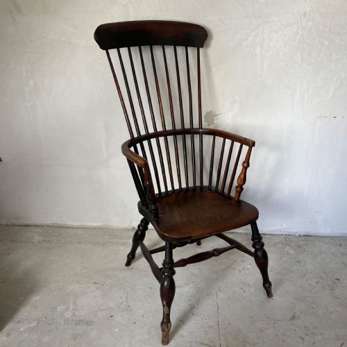 an elm fruitwood windsor chair early 19th c - CATEGORY: ANTIQUE CHAIRS - DATED 19TH CENTURY