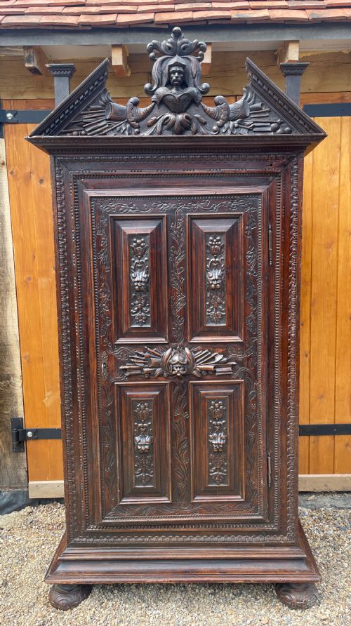 LATE 17THC FRENCH HUGUENOT FRUITWOOD ARMOIRE - ADDITIONAL PHOTO 8