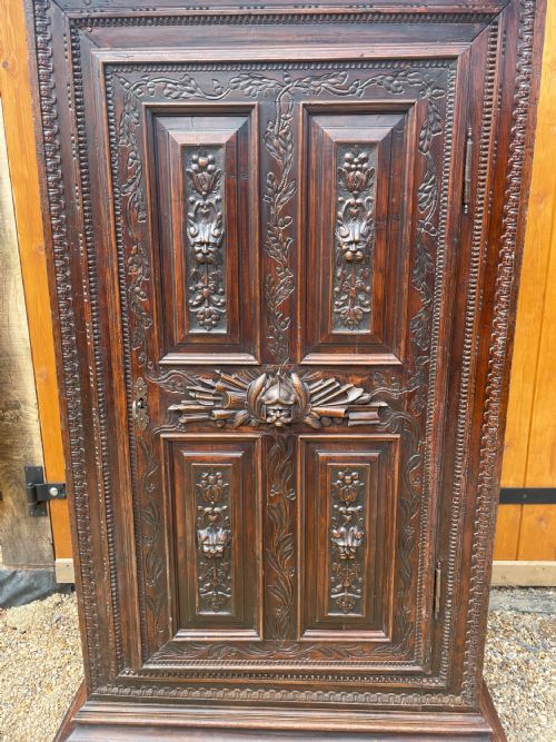 LATE 17THC FRENCH HUGUENOT FRUITWOOD ARMOIRE - ADDITIONAL PHOTO 13