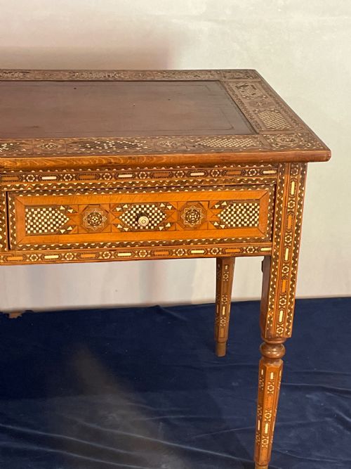 WONDERFUL OTTOMAN PERIOD DAMASCUS WARE DESK - ADDITIONAL PHOTO 3