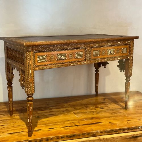 WONDERFUL OTTOMAN PERIOD DAMASCUS WARE DESK - ADDITIONAL PHOTO 7