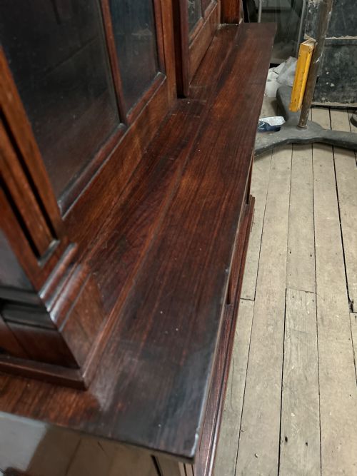 GEORGE IV SOLID ROSEWOOD BOOKCASE - ADDITIONAL PHOTO 8