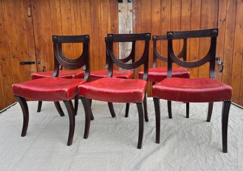 SET OF SIX REGENCY CHAIRS BY GEORGE MADDOX LONDON - ADDITIONAL PHOTO 1