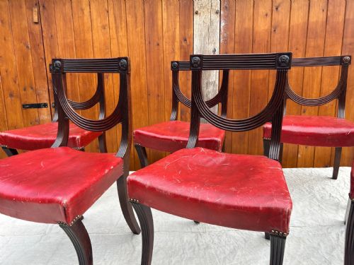 SET OF SIX REGENCY CHAIRS BY GEORGE MADDOX LONDON - ADDITIONAL PHOTO 2