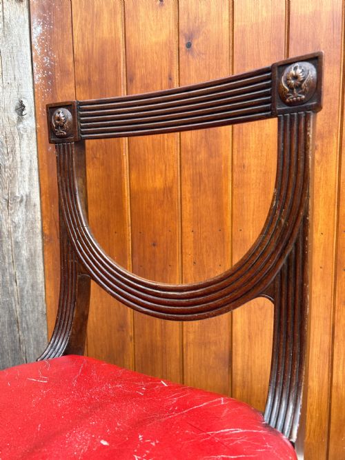SET OF SIX REGENCY CHAIRS BY GEORGE MADDOX LONDON - ADDITIONAL PHOTO 13
