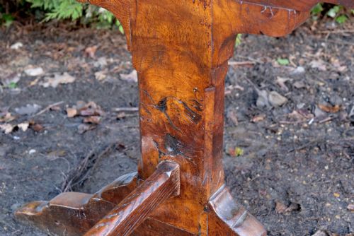 OAK REFECTORY DINING TABLE 18THC - ADDITIONAL PHOTO 2