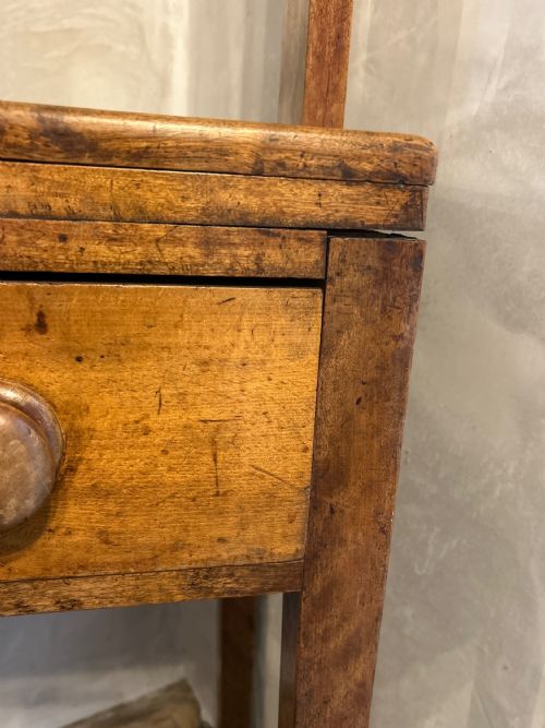 AN EARLY 19TH C FRUITWOOD BOOK PRESS TABLE - ADDITIONAL PHOTO 5