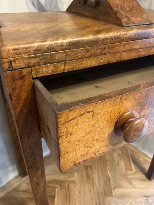 AN EARLY 19TH C FRUITWOOD BOOK PRESS TABLE - ADDITIONAL PHOTO 10