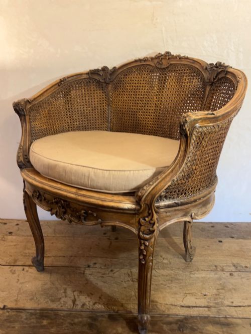 19thc French Corbeille Seat in Louis XV Style