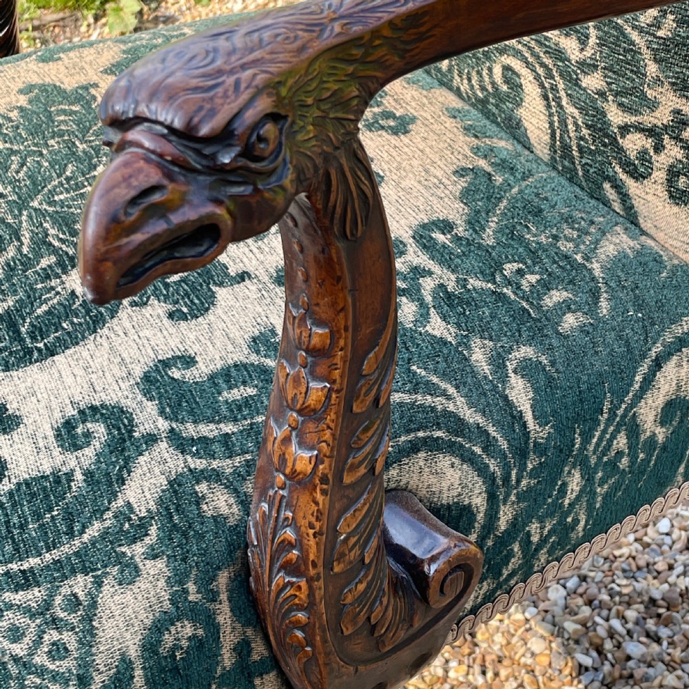 George II design carved Walnut armchair  View IV