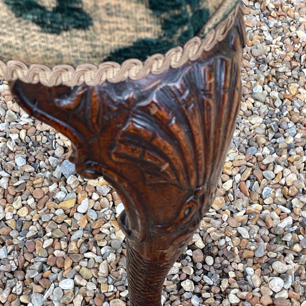 George II design carved Walnut armchair  View V