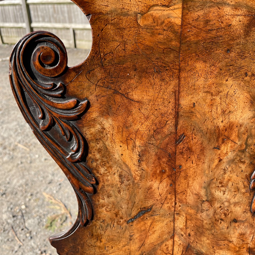 George II design carved Walnut chair back Sofa View V