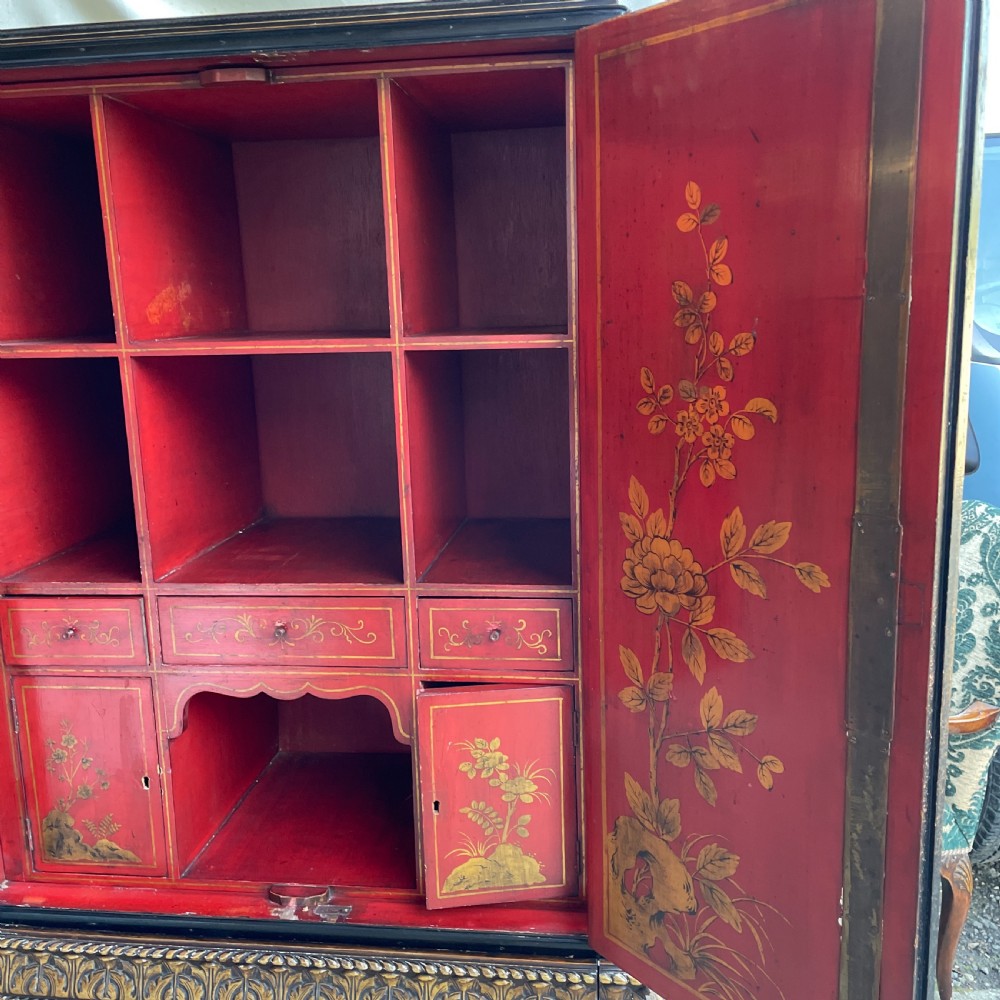 Chinoiserie cabinet on stand C1920 View VIII