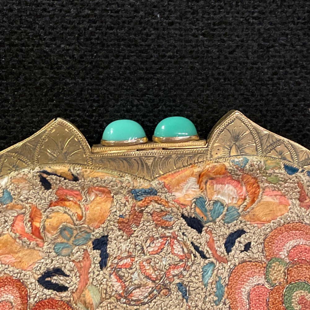 A Gorgeous Chinese silk embroidered bag/ purse View IV