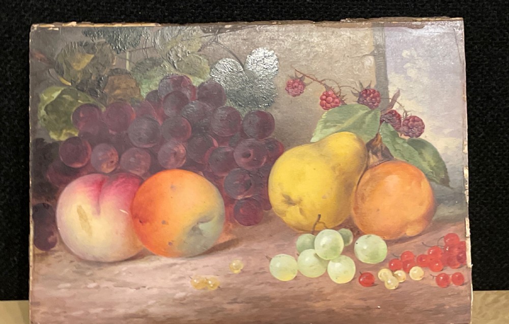 Victorian Still life  painting of Fruit 