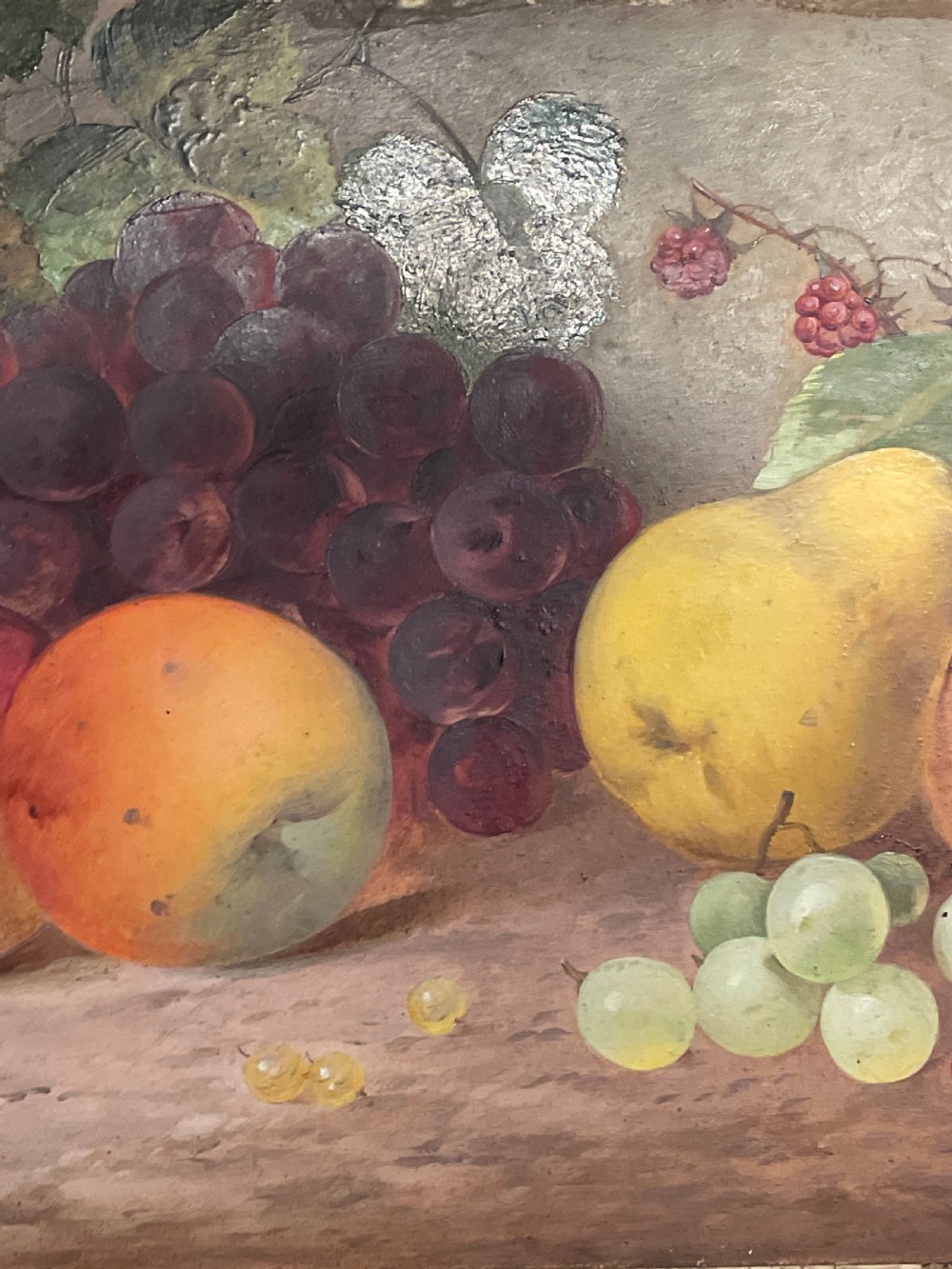 Victorian Still life  painting of Fruit  View III