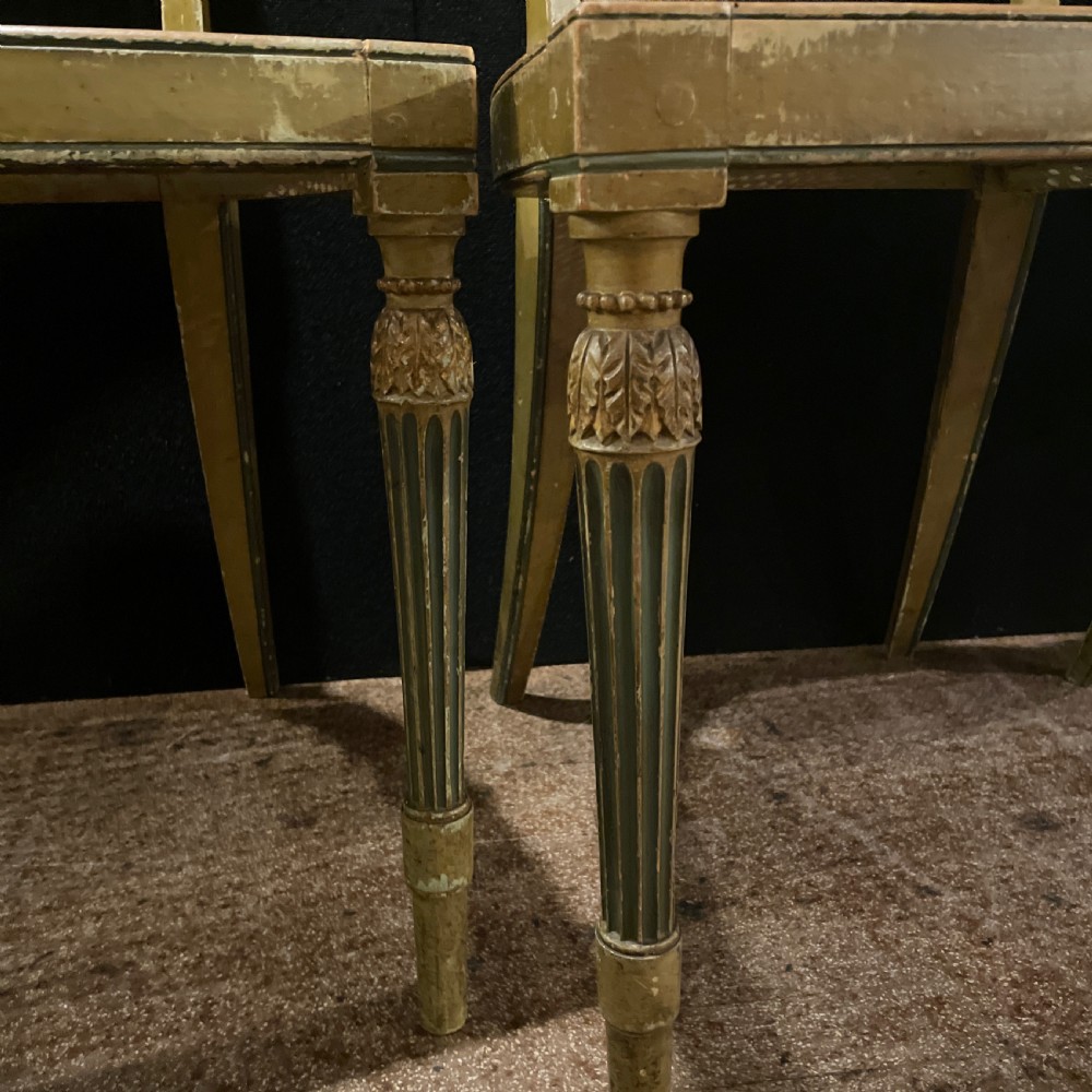 Set of six late 18thc  Italian chairs  View IV