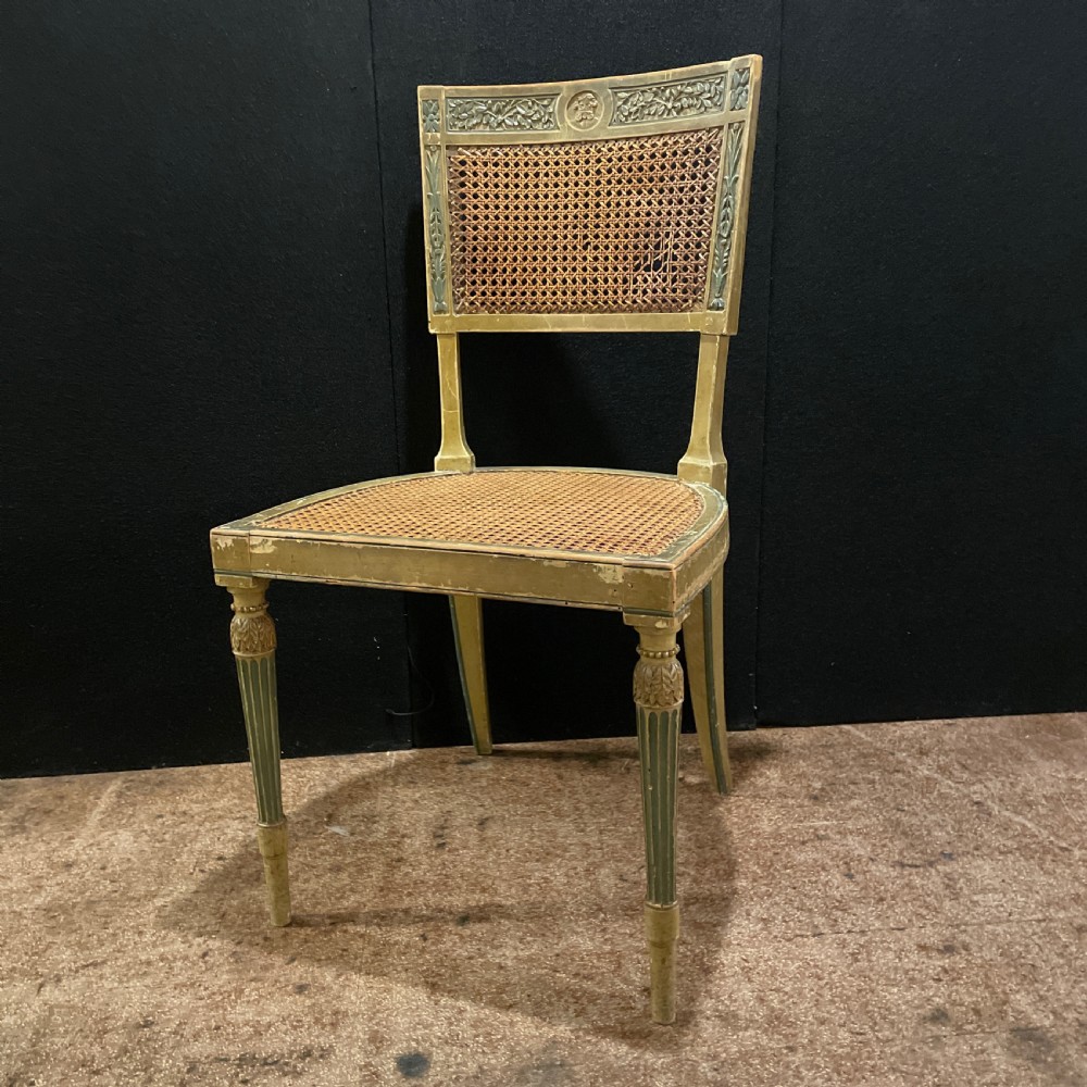 Set of six late 18thc  Italian chairs  View VI