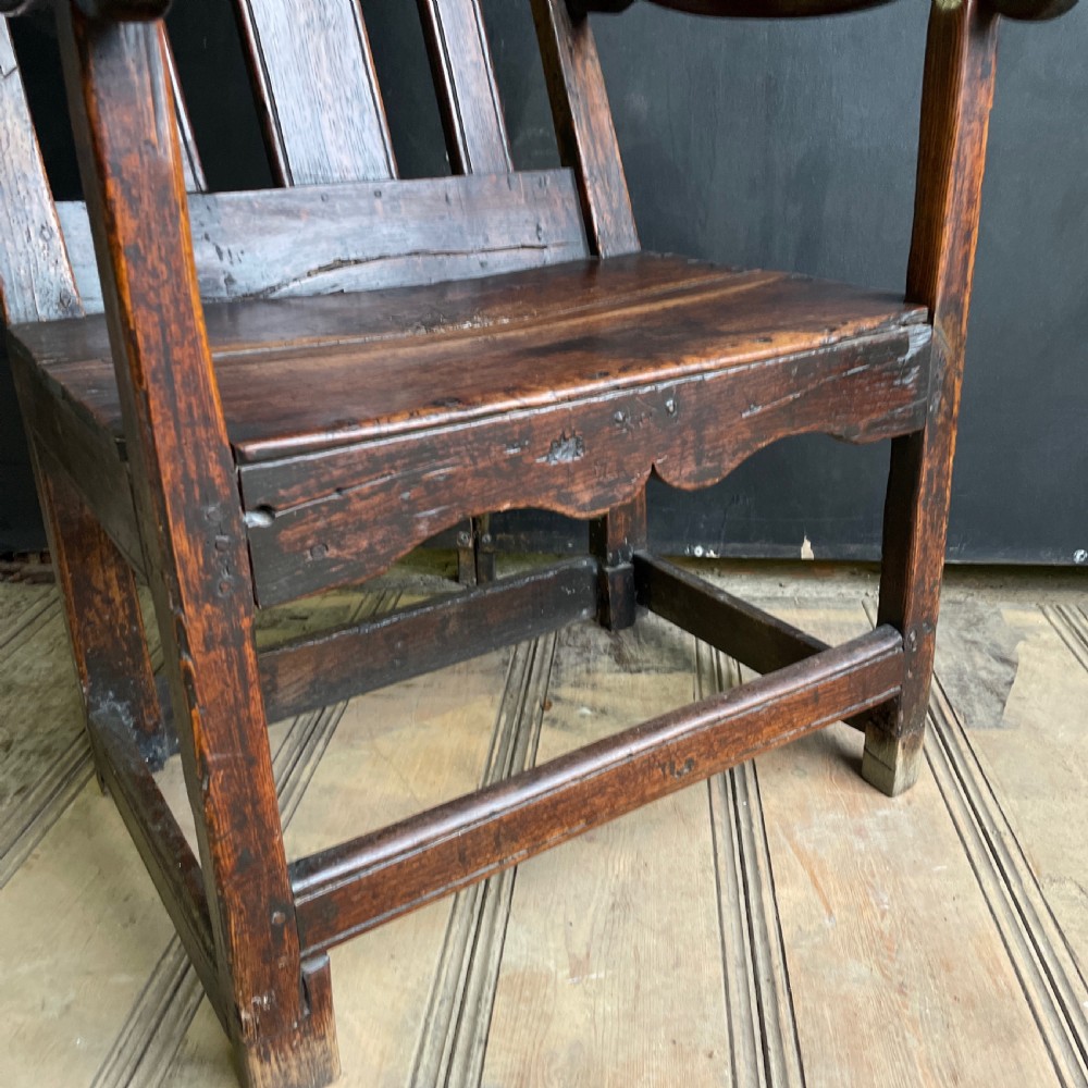 Late 17th century oak armchair View VIII