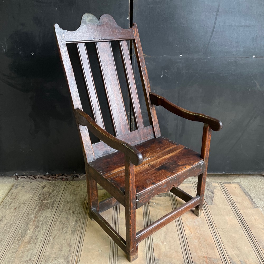 Late 17th century oak armchair View X