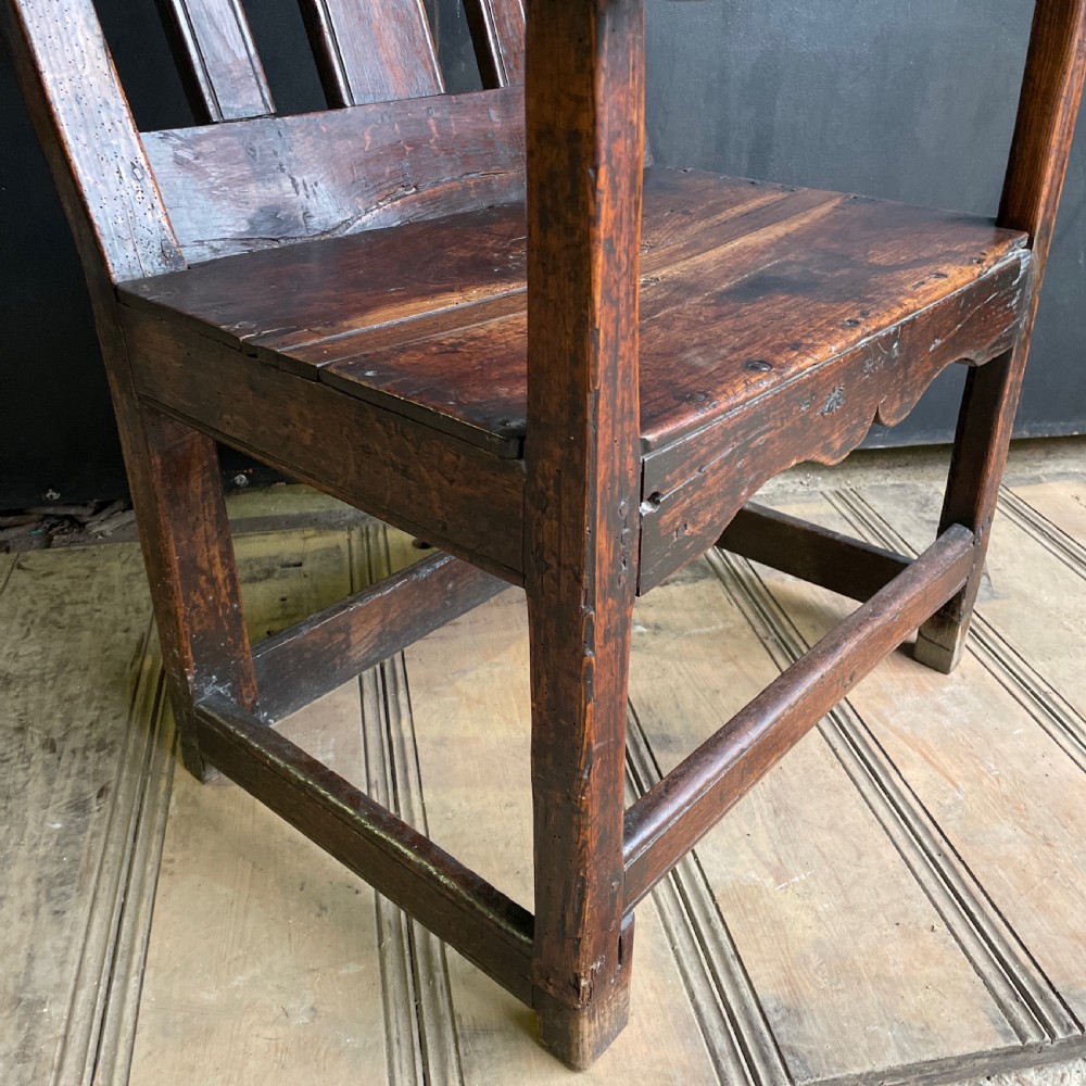Late 17th century oak armchair View XII