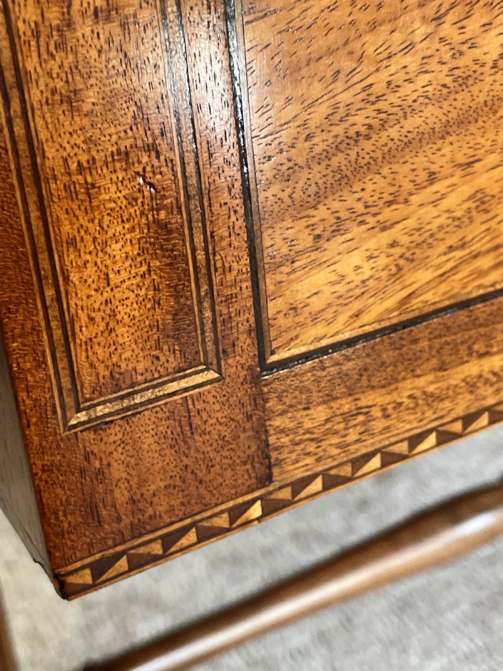 Superb Regency Flame Mahogany Sofa table C1810 View XV