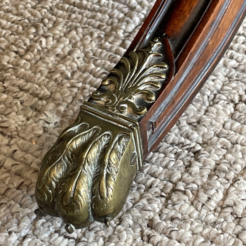 Superb Regency Flame Mahogany Sofa table C1810 View XIX