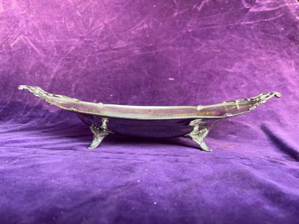 Antique Austrian Silver Dish C1900 View II