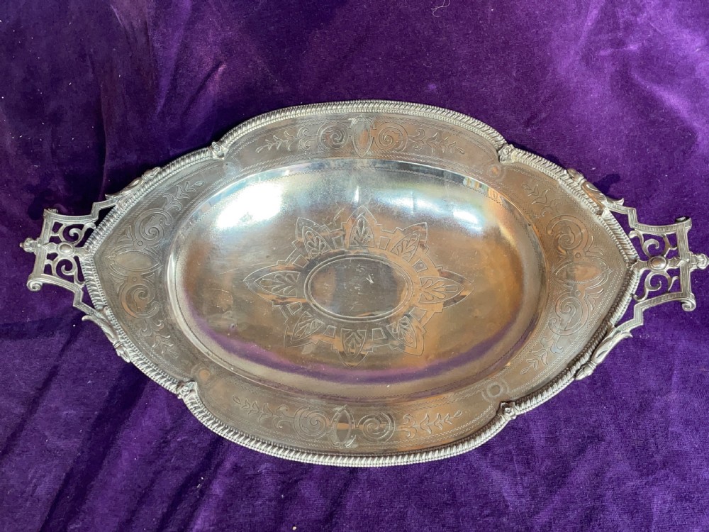 Antique Austrian Silver Dish C1900