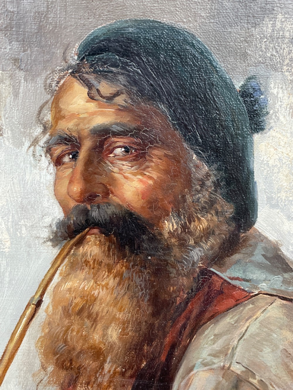 Pair of Antique Oil  Paintings by  Raffaelle FRIGERIO (1875-1948) View VI