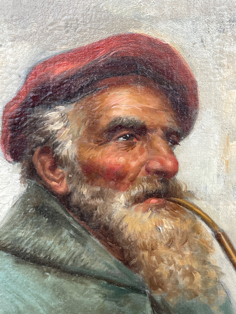 Pair of Antique Oil  Paintings by  Raffaelle FRIGERIO (1875-1948) View VIII