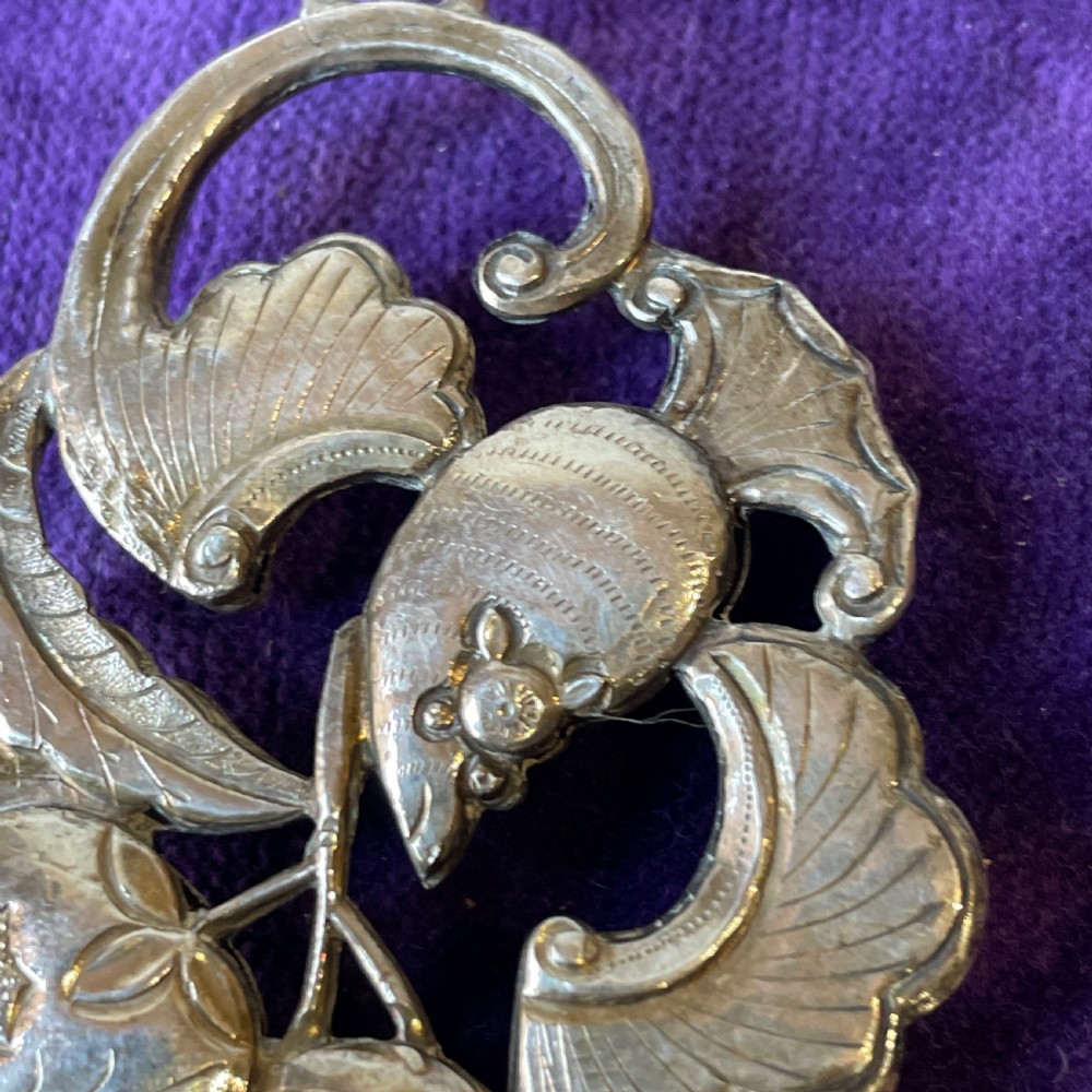Antique  Straights Chinese Silver Bed Hooks  late 19th C View IX