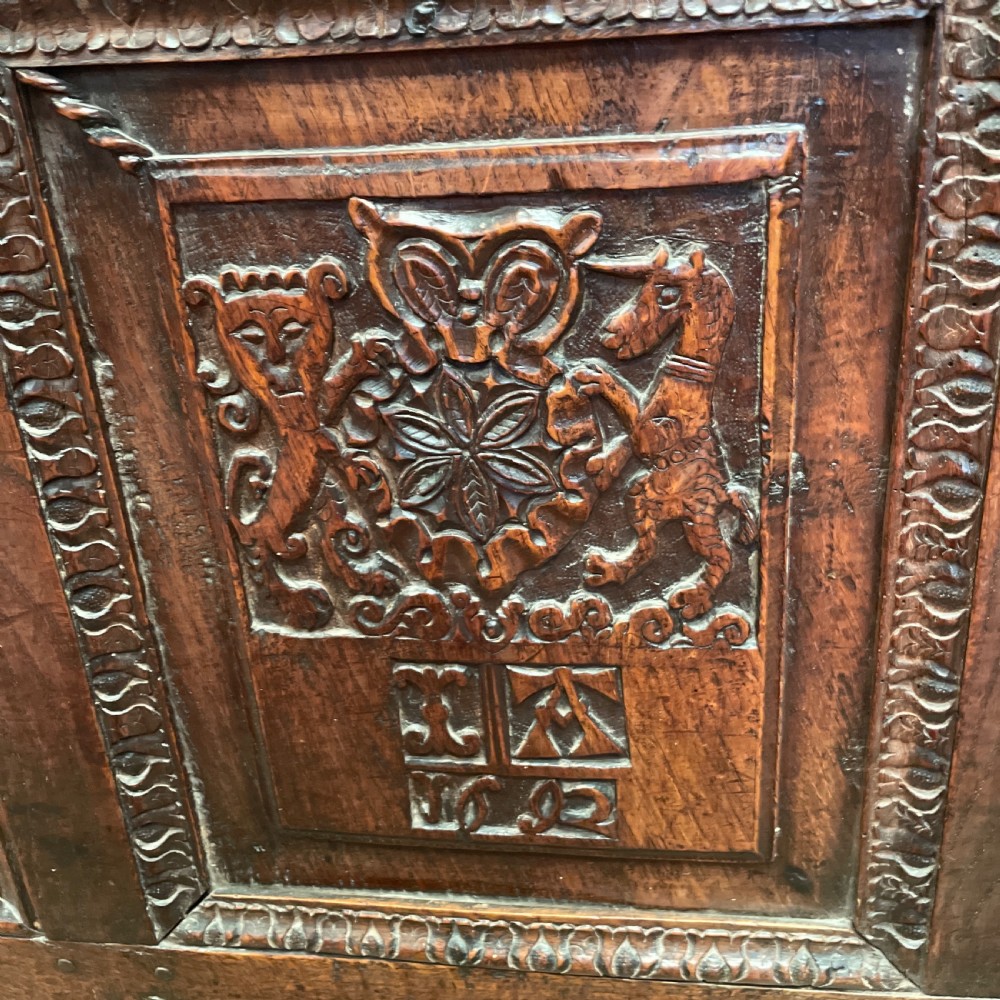 William & Mary Oak coffer  View III