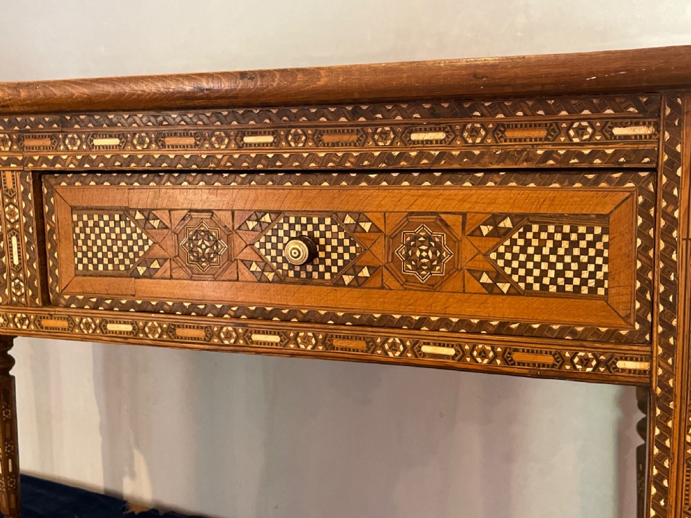 Wonderful Ottoman period Damascus ware Desk View II