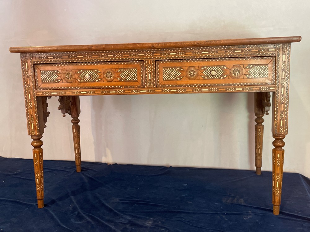 Wonderful Ottoman period Damascus ware Desk View VII