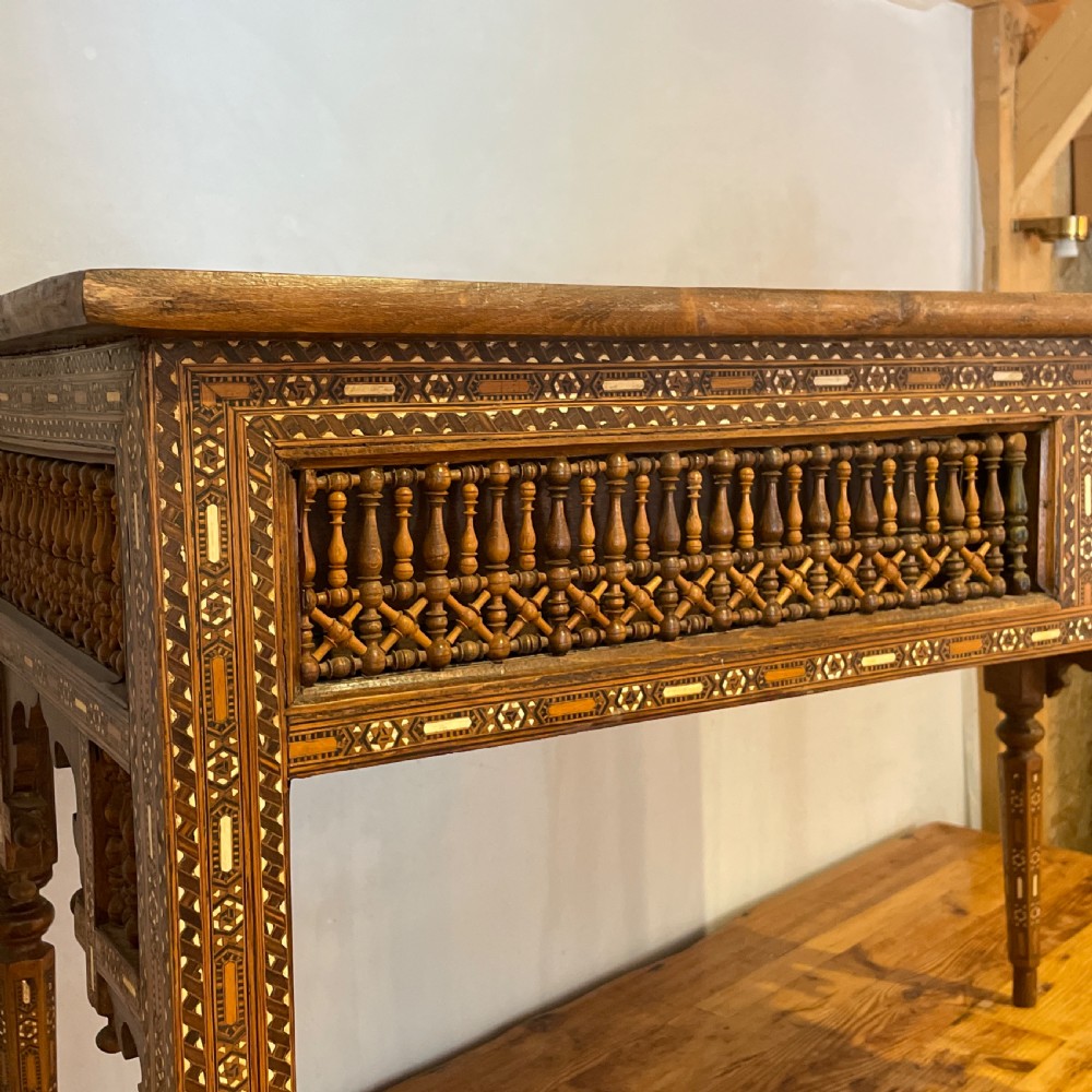 Wonderful Ottoman period Damascus ware Desk View XI