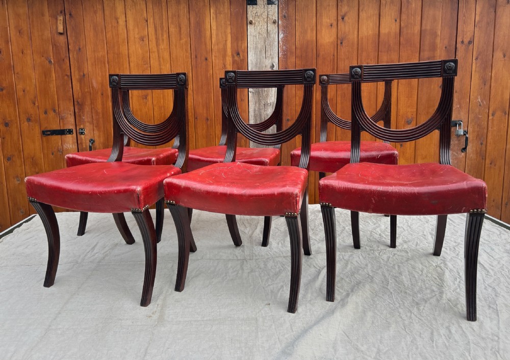  Set of six Regency chairs by George Maddox  London  View II