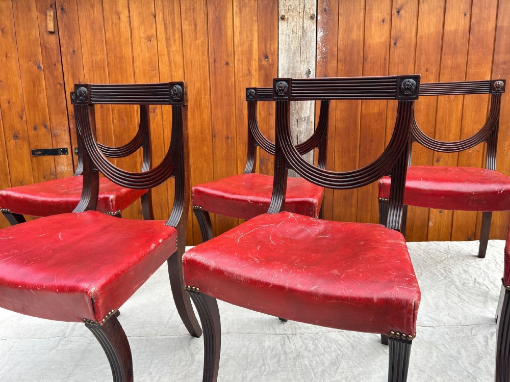  Set of six Regency chairs by George Maddox  London  View III