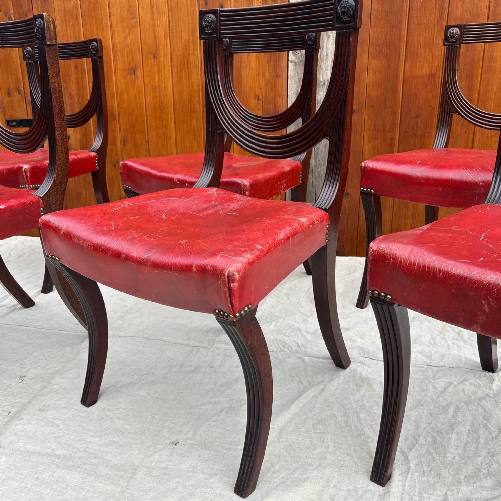  Set of six Regency chairs by George Maddox  London  View IV