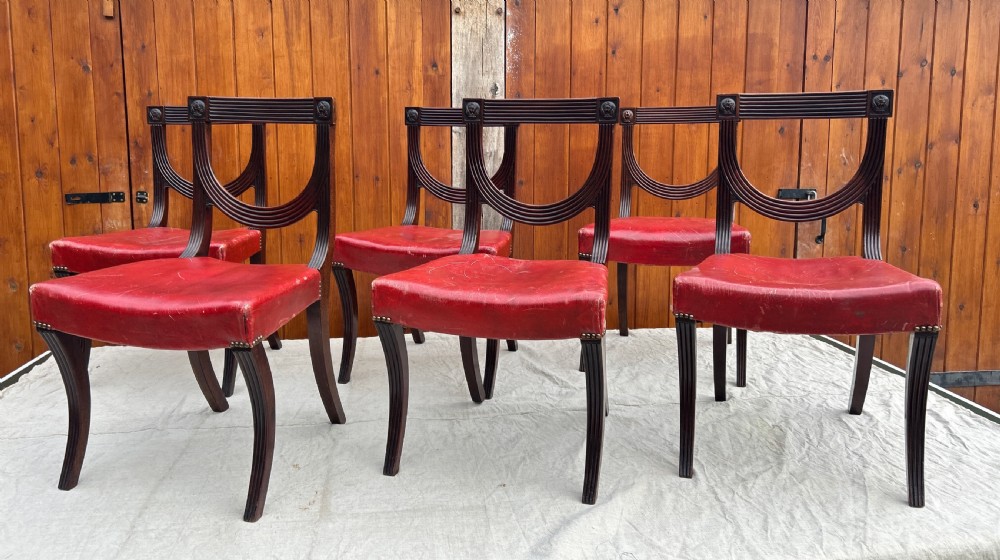  Set of six Regency chairs by George Maddox  London  View VI